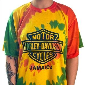 Harley Davidson Tie Dye T-Shirt “Jamaica Branch”